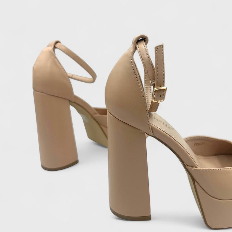 PANTOFI ELEVATI NUDE