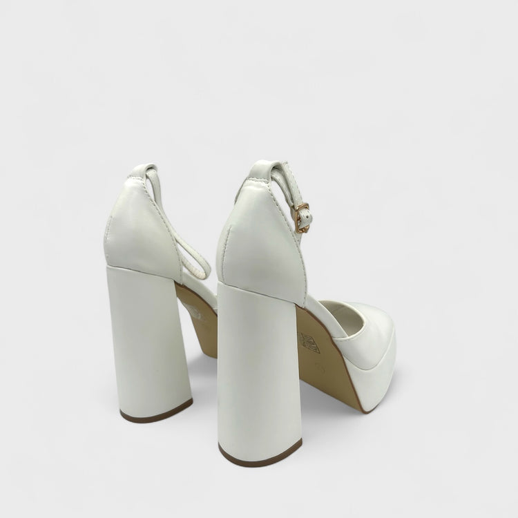 PANTOFI ELEVATI ALBI