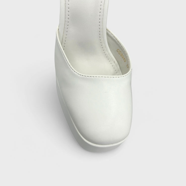 PANTOFI ELEVATI ALBI