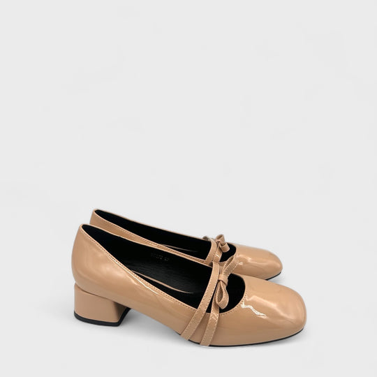 PANTOFI CHINY NUDE