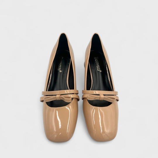 PANTOFI CHINY NUDE