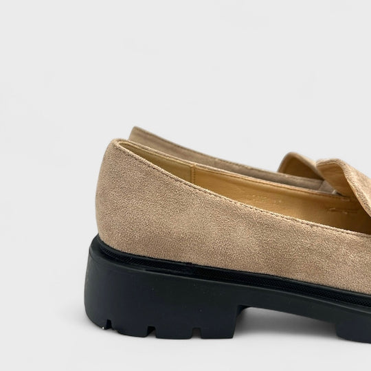 PANTOFI LOAFERS BEJ