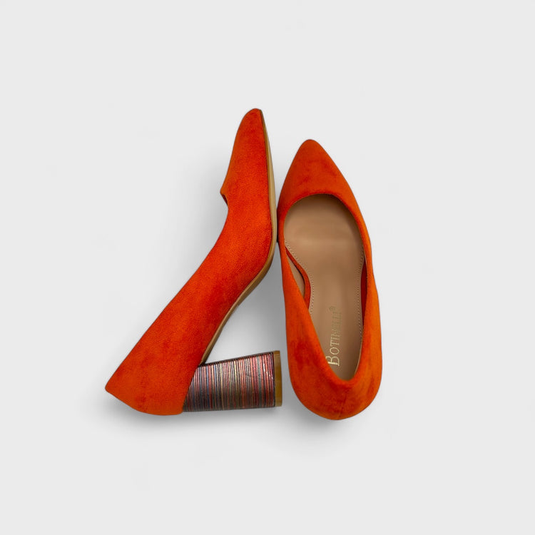 PANTOFI SWIRL PORTOCALII