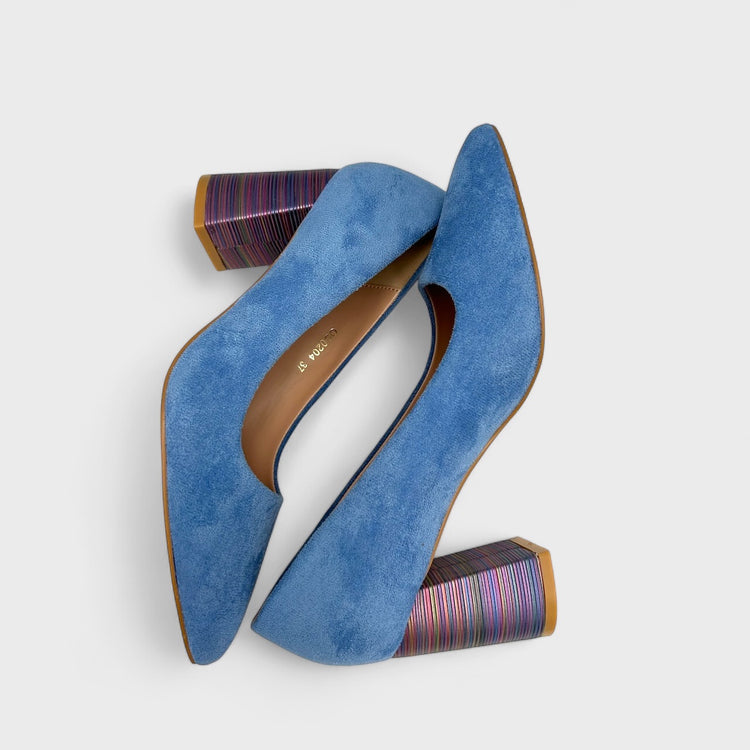 PANTOFI SWIRL ALBASTRI