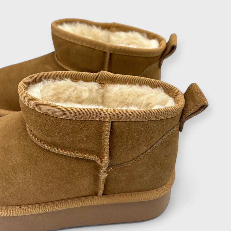 PANTOFI TIP UGG KHAKI
