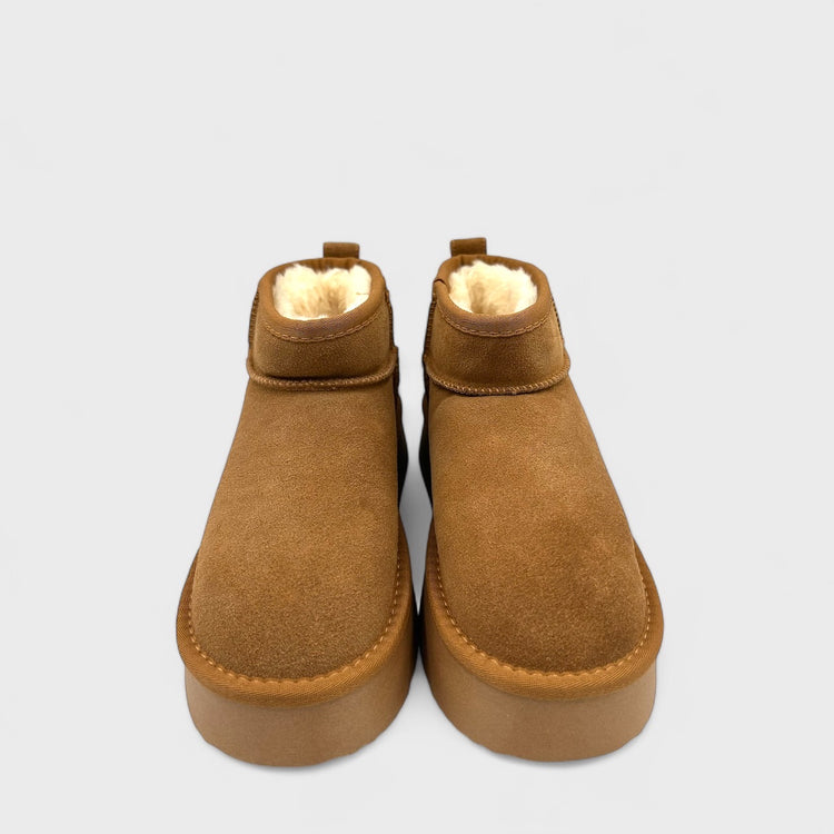 PANTOFI TIP UGG MARO