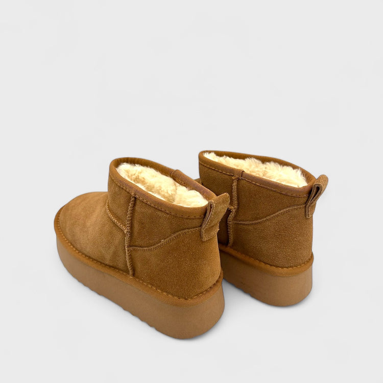 PANTOFI TIP UGG MARO
