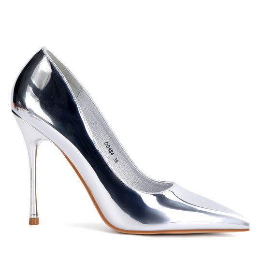 PANTOFI HADID ARGINTII