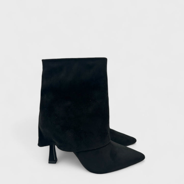 BOTINE KAMY NEGRU SUEDE