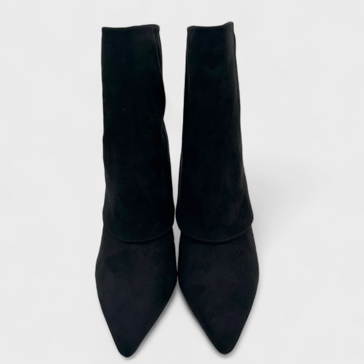 BOTINE KAMY NEGRU SUEDE