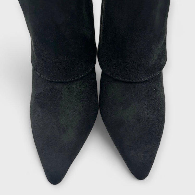 BOTINE KAMY NEGRU SUEDE