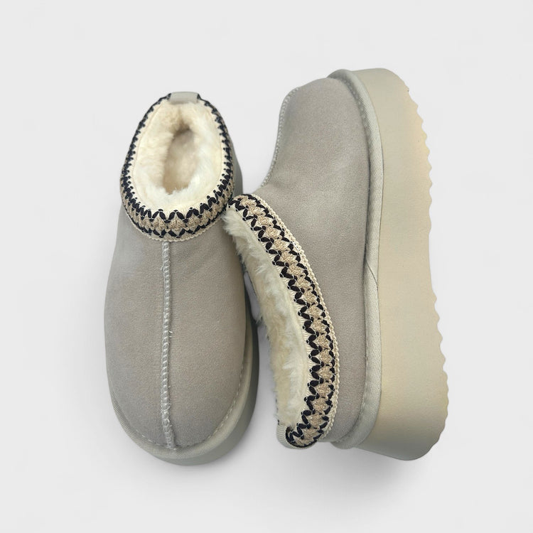 PANTOFI TIP UGG GRI