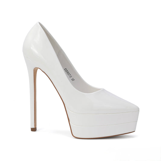 PANTOFI NAYLA ALBI PU