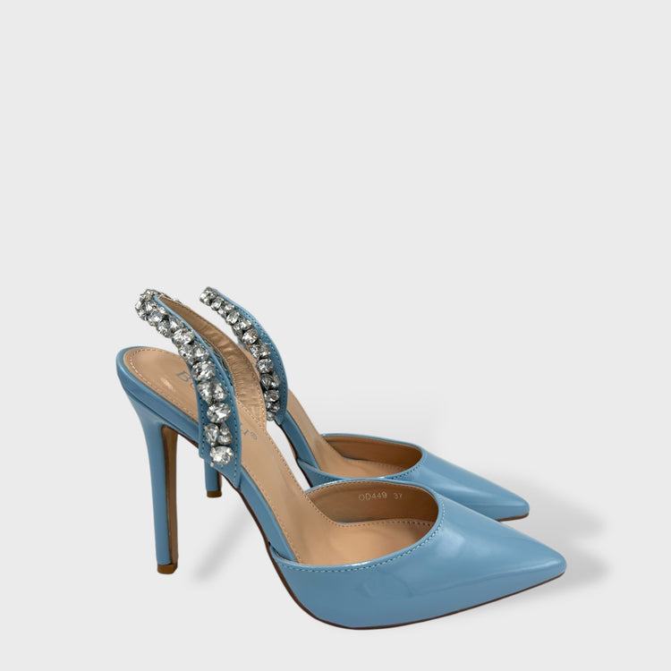 PANTOFI LADY ALBASTRI