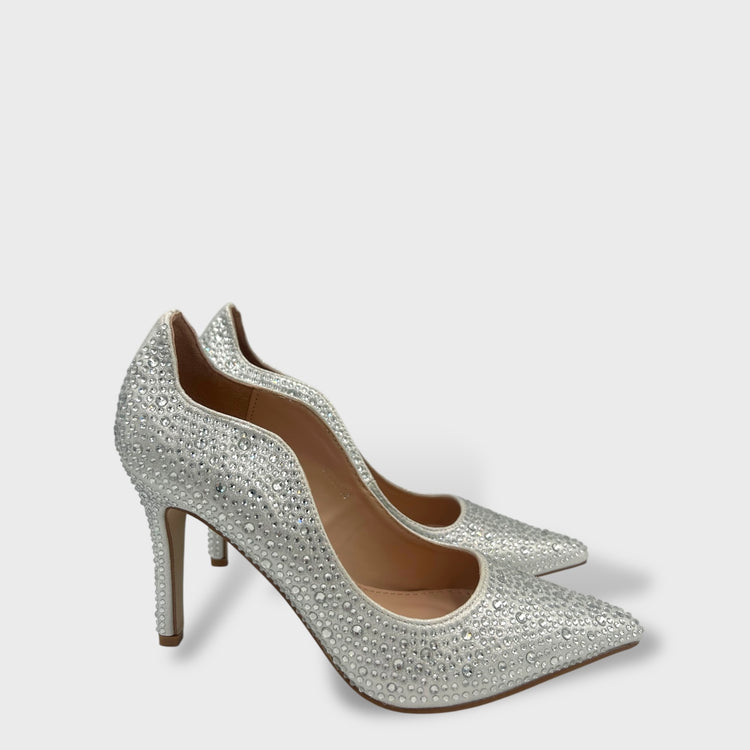 PANTOFI KISS ARGINTII
