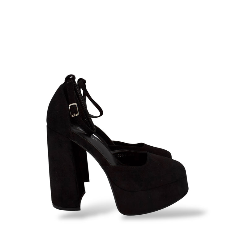 PANTOFI CHIVA NEGRI SUEDE