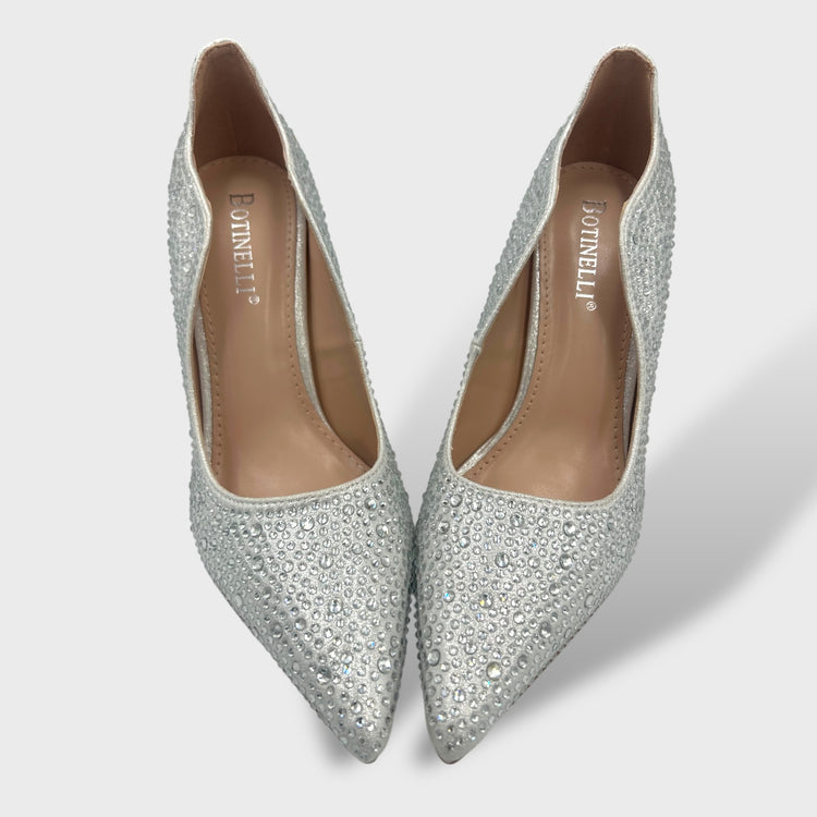 PANTOFI KISS ARGINTII