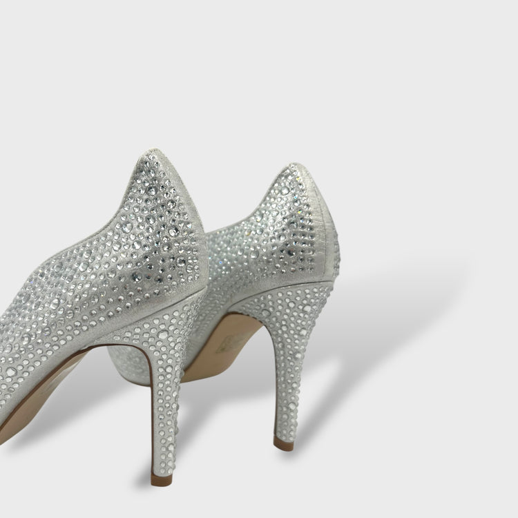 PANTOFI KISS ARGINTII