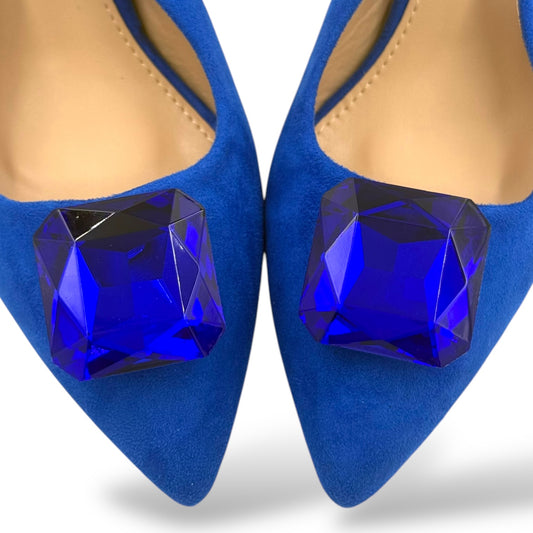 PANTOFI EMERALD ALBASTRU