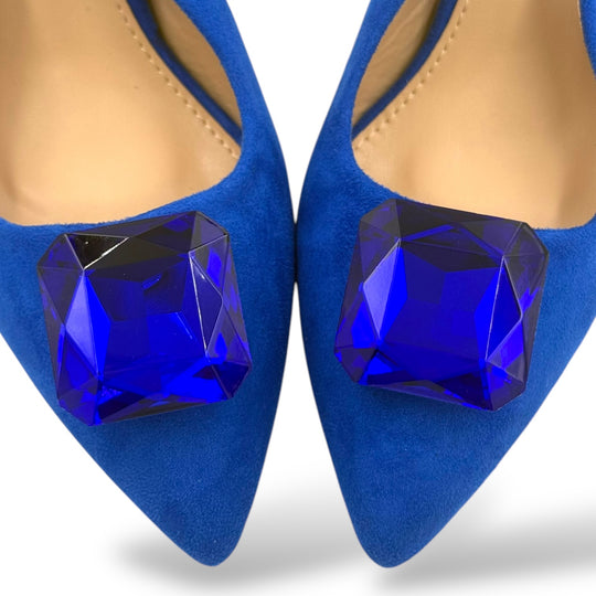 PANTOFI EMERALD ALBASTRU