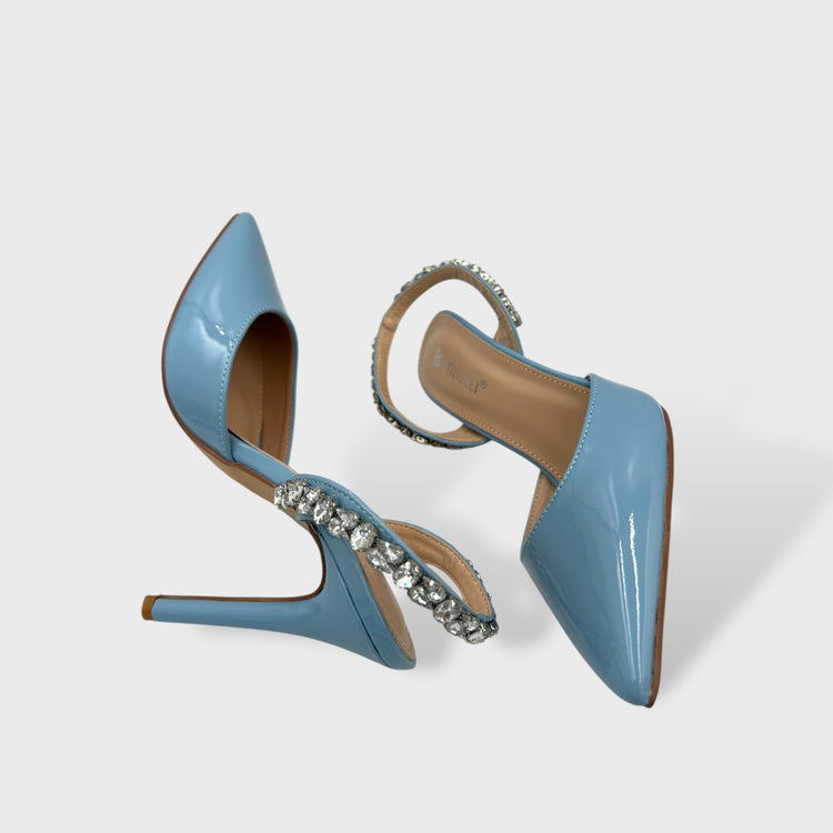 PANTOFI LADY ALBASTRI