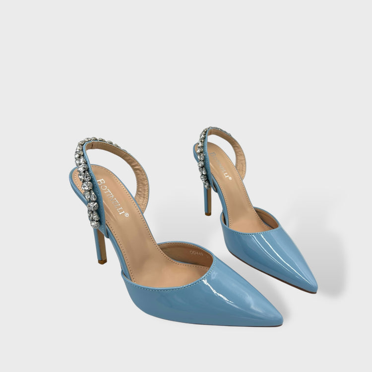 PANTOFI LADY ALBASTRI