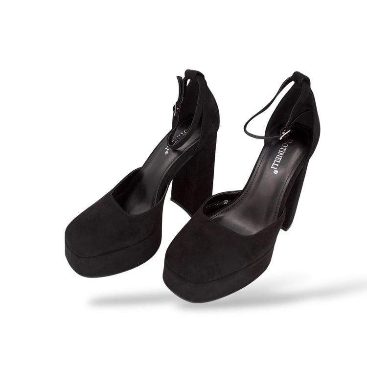 PANTOFI CHIVA NEGRI SUEDE