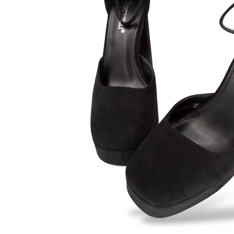 PANTOFI CHIVA NEGRI SUEDE