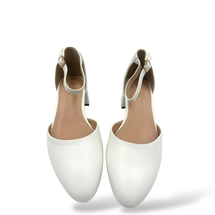 PANTOFI LINA ALBI