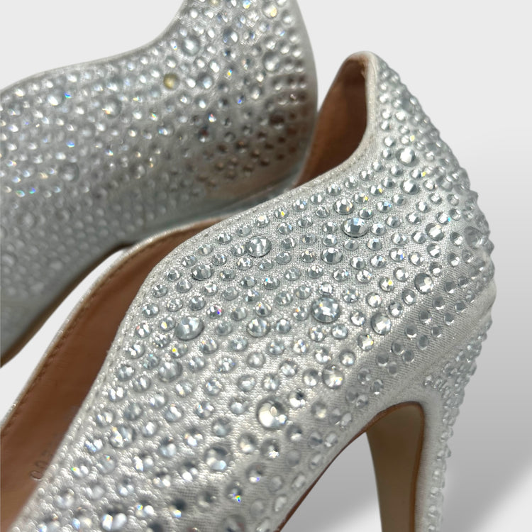 PANTOFI KISS ARGINTII