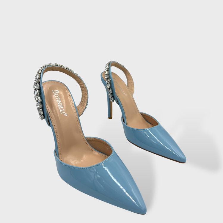 PANTOFI LADY ALBASTRI