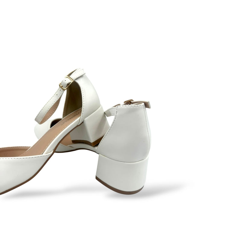 PANTOFI LINA ALBI
