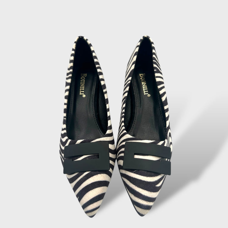 PANTOFI ANGELICA ZEBRA