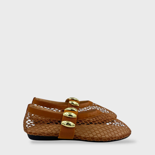 BALERINI TELA CAMEL
