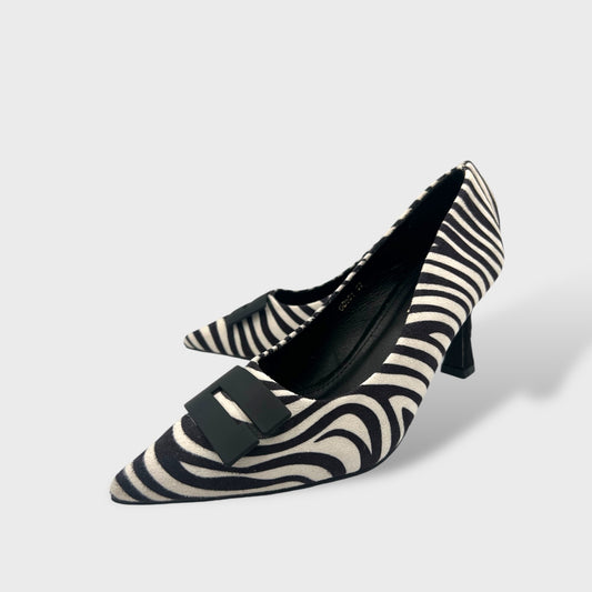 PANTOFI ANGELICA ZEBRA