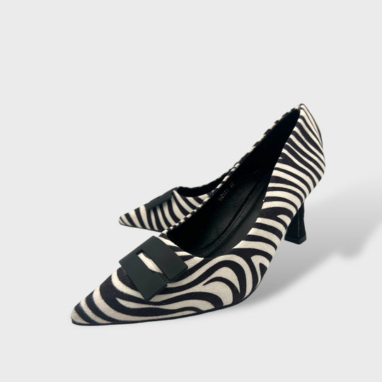 PANTOFI ANGELICA ZEBRA