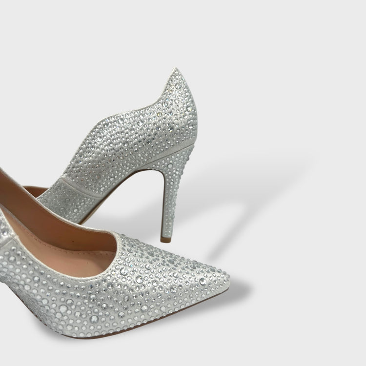 PANTOFI KISS ARGINTII