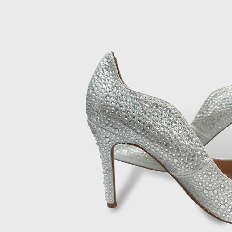 PANTOFI KISS ARGINTII