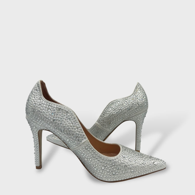 PANTOFI KISS ARGINTII