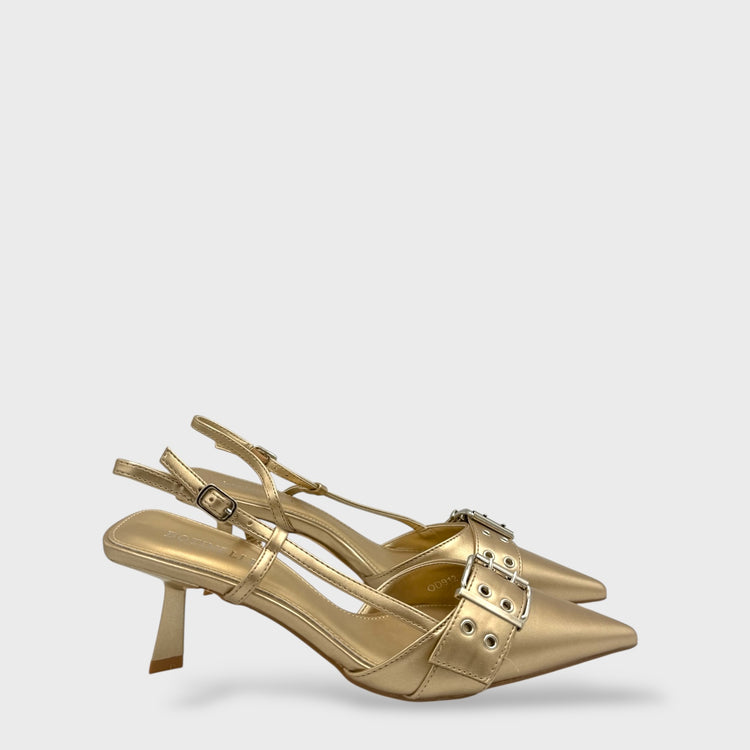 PANTOFI VINTAGE AURII
