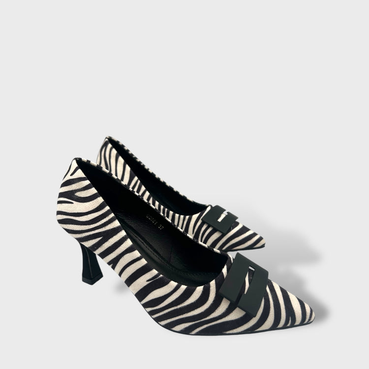 PANTOFI ANGELICA ZEBRA
