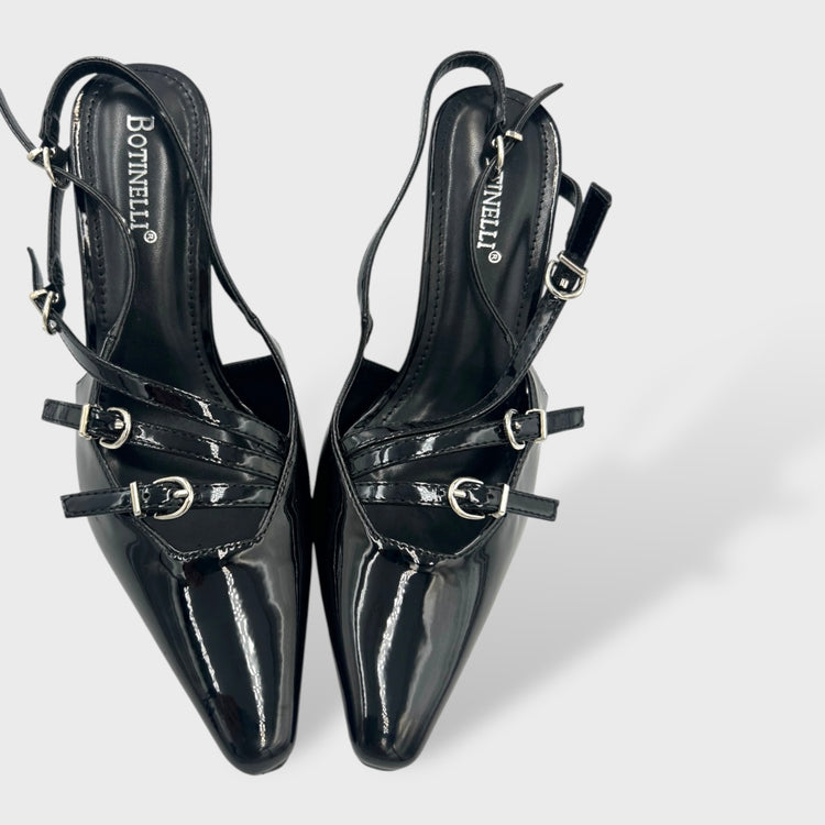 PANTOFI ROUGE NEGRI