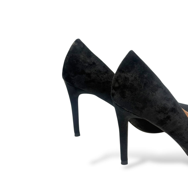 PANTOFI VELVET NEGRI