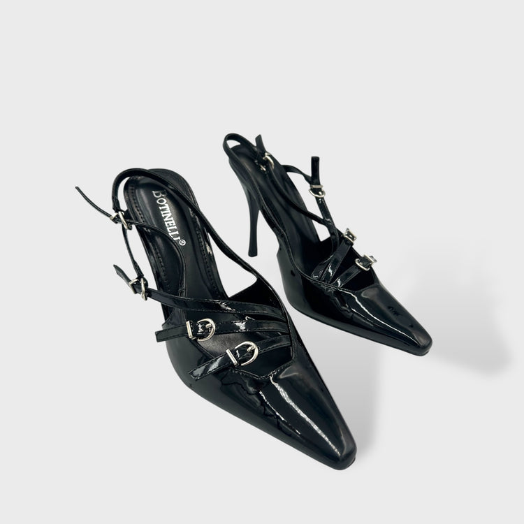 PANTOFI ROUGE NEGRI