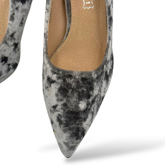 PANTOFI VELVET GRI