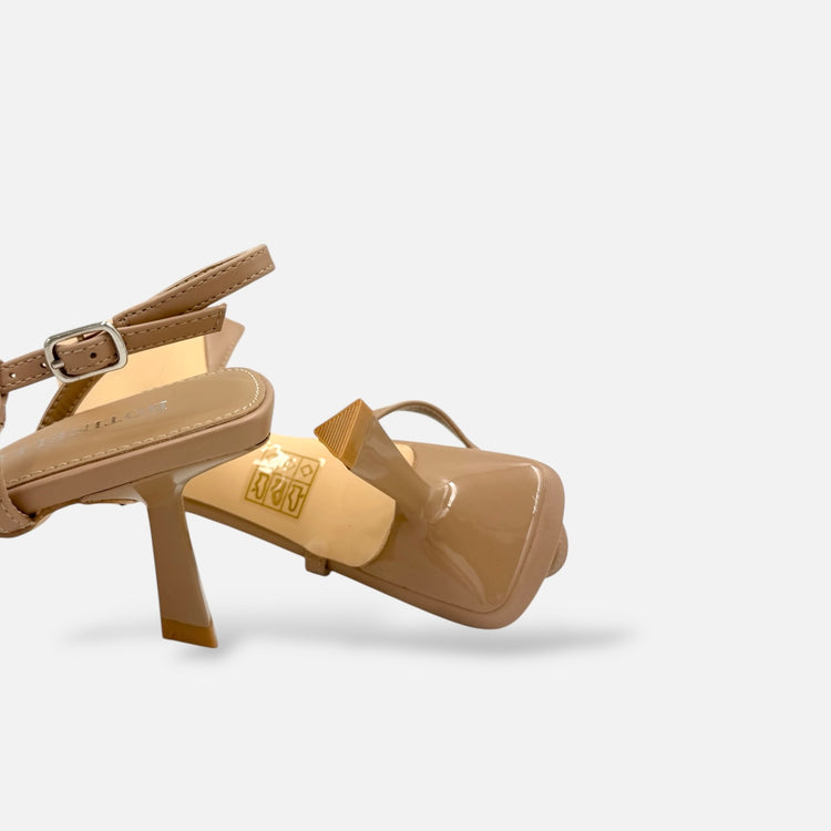 PANTOFI VINTAGE NUDE