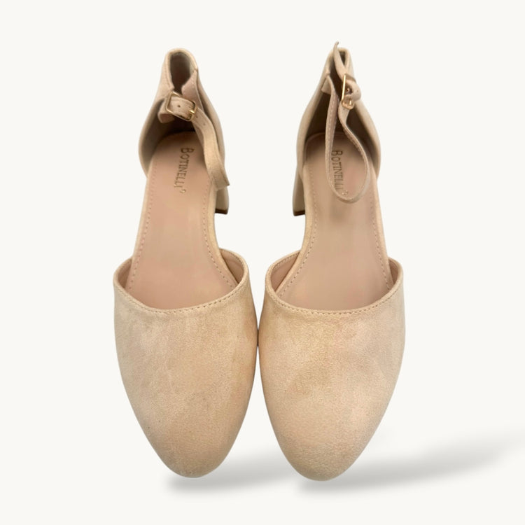 PANTOFI LILA BEJ