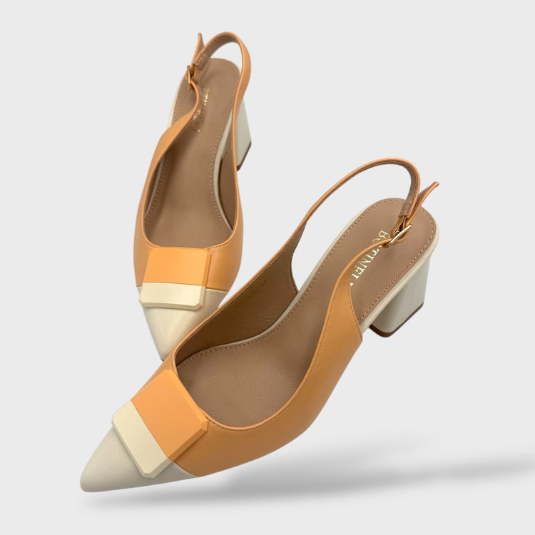 PANTOFI LULU PORTOCALI