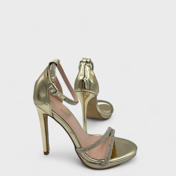 SANDALE CU TOC COLYIN AURII