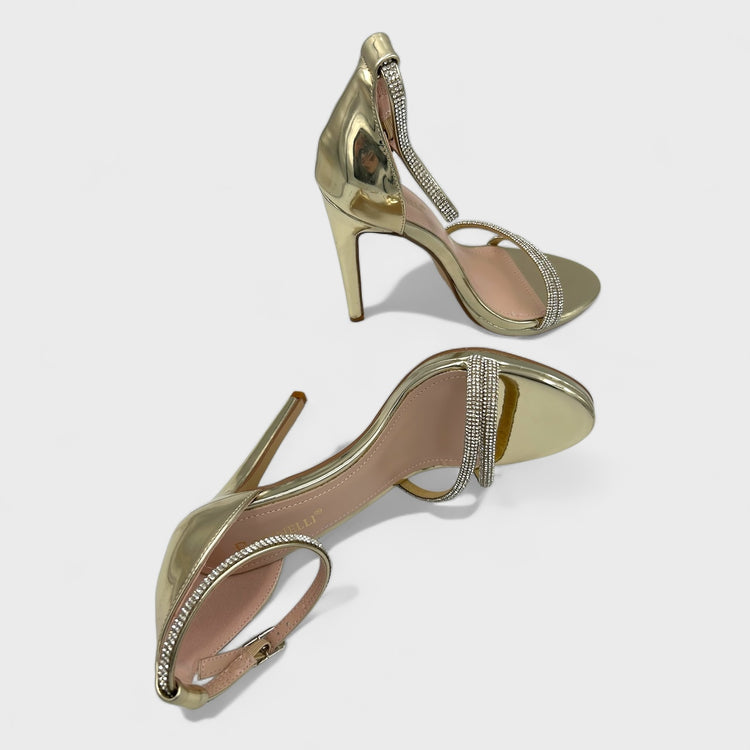 SANDALE CU TOC COLYIN AURII